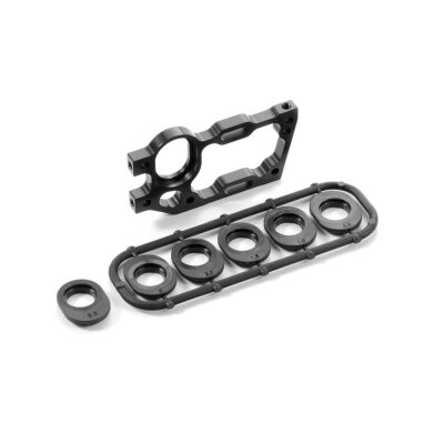 X1 Alu Bulkhead hinten - Motor rechts + Höheneinsteller