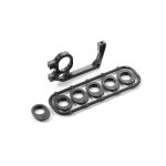 X1 Alu Bulkhead hinten - links + Höheneinsteller