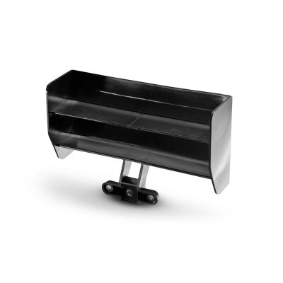 X1 Heckflügel - leicht und breit - schwarz