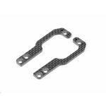 X123 GRAPHITE REAR WING HOLDER SIDE PLATE 2.5MM (L+R)