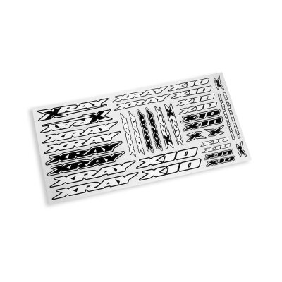 X1 Dekorbogen - WEISS