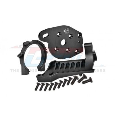 Aluminium Motorbefestigung schwarz