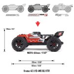 1/10 KRATON 4X4 4S V2 BLX Speed Monster Truck RTR Red