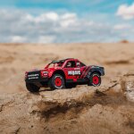 MOJAVE GROM MEGA 380 Brushed 4X4 Small Scale Desert Truck RTR with Battery & Charger Red/Black