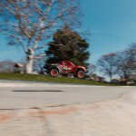 MOJAVE GROM MEGA 380 Brushed 4X4 Small Scale Desert Truck RTR with Battery & Charger Red/Black