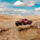 MOJAVE GROM MEGA 380 Brushed 4X4 Small Scale Desert Truck RTR with Battery & Charger Red/Black
