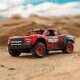 MOJAVE GROM MEGA 380 Brushed 4X4 Small Scale Desert Truck RTR with Battery & Charger Red/Black