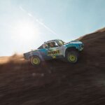 MOJAVE GROM MEGA 380 Brushed 4X4 Small Scale Desert Truck RTR with Battery & Charger Blue/White