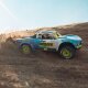 MOJAVE GROM MEGA 380 Brushed 4X4 Small Scale Desert Truck RTR with Battery & Charger Blue/White