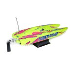 Speedboot Blackjack 24 V2 Catamaran Brushless: RTR Heat Wave Visual