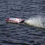 Speedboot Blackjack 24 V2 Catamaran Brushless: RTR Vegas Offshore