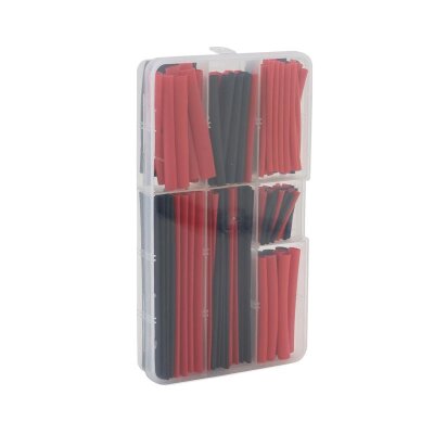 Schrumpfschlauch Set schwarz & rot (150)