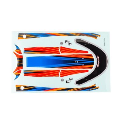 Luke mit Dekor orange