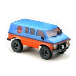 1:18 Green Power Elektro Modellauto RC Mini Crawler "CR18P EVO Rock Van V2" blau/orange 4WD RTR