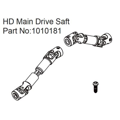 HD Main Drive Shaft - EVO 1:18