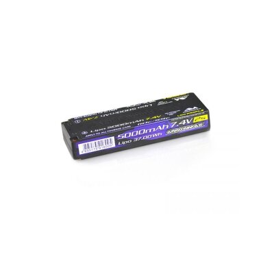 AM Lipo 5000mAh 2S TC Low Profile - 7.4V 55C Continuos 110C