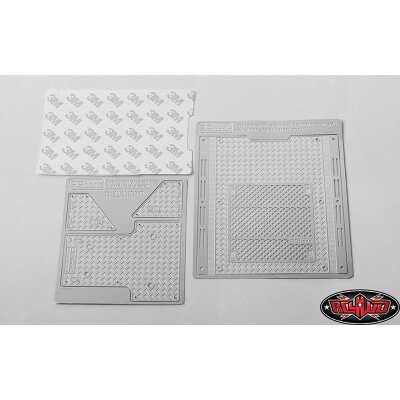 SLVR Diamond Plate Rear Bed for Axial 1/10 SCX10 II UMG10 4W