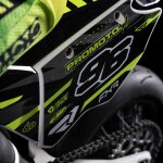 Losi Promoto-SM 1/4 Super Moto Motorcycle, FXR, White: RTR with Battery and Charger