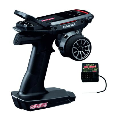 Sanwa M17S with RX493i Receiver with TX Battery installed