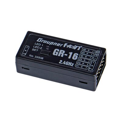 Graupner GR-16 HoTT - 2.4 GHz Empfänger 8 Kanäle