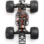 1/18 Mini LMT Megalodon 2S 4X4 RTR Brushed Monster Truck (Battery & Charger Included) Blue