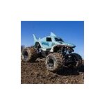 1/18 Mini LMT Megalodon 2S 4X4 RTR Brushed Monster Truck (Battery & Charger Included) Blue