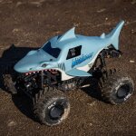 1/18 Mini LMT Megalodon 2S 4X4 RTR Brushed Monster Truck (Battery & Charger Included) Blue