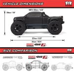 1/10 BIG ROCK 223S DSC 4X4 RTR Brushless Monster Truck Blue