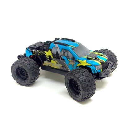 1:16 BL/3S Monster Truck MINI AMT Fluo-Blue RTR