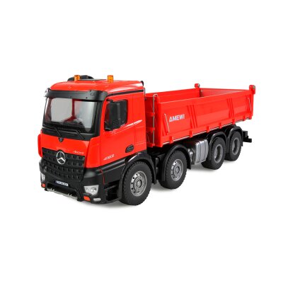 Mercedes-Benz Arocs Muldenkipper 8x4/4 4WD 1:18 RTR rot
