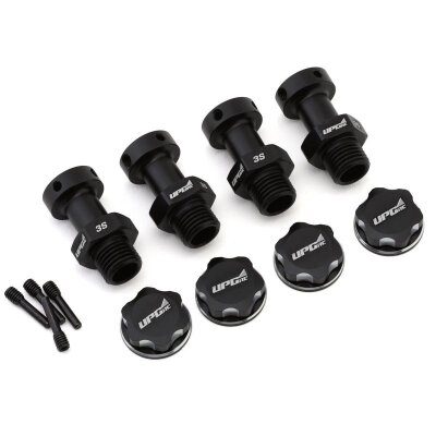 Aluminum 17mm Hex Conversion for Arrma 3S Vehicles (Black)