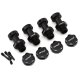 Aluminum 17mm Hex Conversion for Arrma 3S Vehicles (Black)