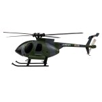 Hughes MD500 Helikopter Militär 4-Kanal 6G RTF grau