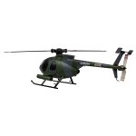 Hughes MD500 Helikopter Militär 4-Kanal 6G RTF grau
