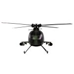 Hughes MD500 Helikopter Militär 4-Kanal 6G RTF grau