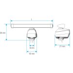 Radar 95 mm mit Antriebsmotor