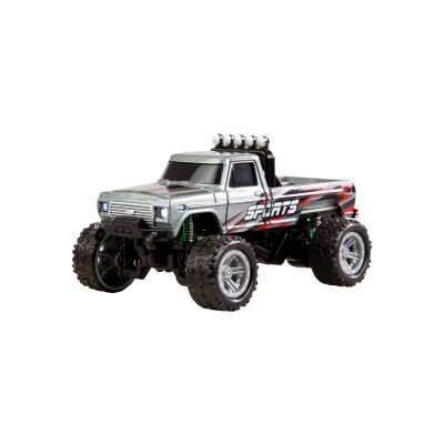 RC-Monstertruck Die Cast 1:64 RTR grau