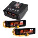 Smart Powerstage Air Bundle: G2 2200mAh 4S 50C LiPo IC3 & S250 Charger (2)
