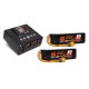 Smart Powerstage Air Bundle: G2 2200mAh 4S 50C LiPo IC3 & S250 Charger (2)