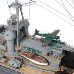 Prinz Eugen Schlachtschiff Standmodellbausatz 1:200