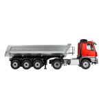 Mercedes-Benz Arocs Sattelzug mit Kippauflieger 4x4 1:14 RTR rot