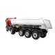 Mercedes-Benz Arocs Sattelzug mit Kippauflieger 4x4 1:14 RTR rot
