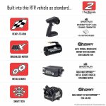 ARRMA 1/7 BIG ROCK 6S 4X4 BLX Monster Truck RTR , White