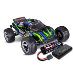 TRAXXAS Rustler 1/10 2WD Stadium-Truck grün RTR...
