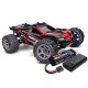 TRAXXAS Rustler 4x4 BL-2S rot 1/10 Stadium-Truck RTR nP825 BL-2S Brushless, HD-Teile mit 2827X Akku + 2920 Lader