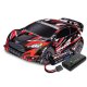 TRAXXAS Ford Fiesta ST 4x4 BL-2S rot 1/10 Rally RTR nP825 BL-2S Brushless, HD-Teile mit 2827X Akku + 2920 Lader