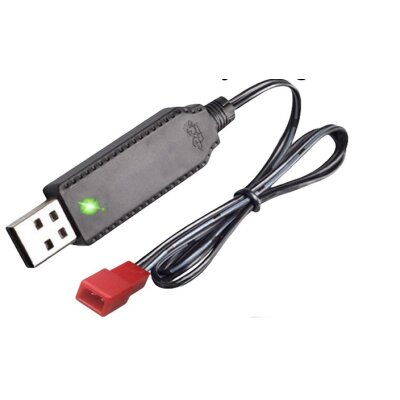 3.7V USB Ladekabel mit JST 2Pin Buchse für 3.7V Lipo Akku