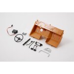 FMS Toyota FJ40 - Lenkrad und Instrumententafelsatz gelb