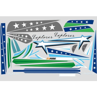 FMS F3A Explorer - Dekorbogen