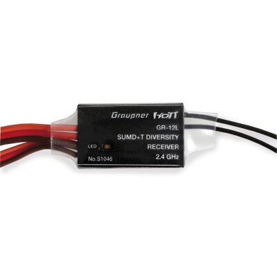 Graupner GR-12L SUMD+T 2 Antennen 2.4 GHz Empfänger